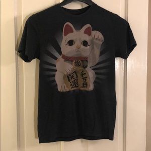 Vintage Style Urban Outfitters Lucky Cat Tee
